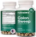 Voorzichtige Colon Cleanser & Detox Supplement - Volledige Body Colon Reiniging Detox voor vrouwen & mannen Ondersteunt gestage vooruitgang in ontgifting & spijsverteringsregulariteit, 2-4 capsules per dag (pakket van 1)
