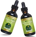 Go Nutrients Prostate Edge & Intestinal Edge | Digestive Supplement with Black Walnut Hull, Orange Peel, Lavender Flower, Gentian Root, Clove Bud, Wormwood | Prostate Supplement 2 oz Liquid Drops