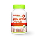 NutriBiotic - Natriumascorbaat Gebufferde vitamine C Capsules, 100 Ct 
