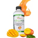 Liquid Collageen Peptides for Women & Men-Mango Flavored 10000 mcg Biotin+8000 mg Gehydrolyseerd, Sugar Free Premium Juice for Anti-Aging,Skin,Hair,Nails & Joints -16 Fl oz-Made in USA