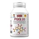 ANDREW LESSMAN PQQ 20mg - 60 Capsules - 20mg Pyrroloquinoline Quinone, Natural Protective Compound ondersteunt vitale organen, hart, hersenen, lever, immuunsysteem. Mitochondriale biogenese, Geen additieven