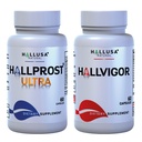 Hallusa Natural Hallprost Ultra & Hallvigor 120 Cap - Dieetsupplement voor mannen - Pygeum, Pompoenzaad, Prostaat Formule - Energiesupplementen