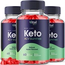 rize labs - Vital Ketogene Keto Gummies for Advanced Weight Loss - Slimming Belly Fat Diet Gummy (180 Gummies)
