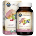 Garden of Life Organics Biologische Multivitamine voor vrouwen - Womens Multi met vitamine C, D, Folate, B6, B12, Biotin, Iron, Vegan Whole Food Vitaminen voor vrouwen, Energie, Huid, Nagels, 60 tabletten