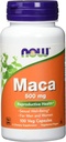 NOW Foods Supplements, Maca (Lepidium meienii) 500 mg, For Men and Women, Reproductive Health*, 100 Veg Capsules