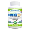 Power by Naturals SeaMoss Plus - USDA Organic Irish Sea Moss Capsules w/Wild Harvested Irish Seamoss, Bladderwrack & Burdock Root Immunity Supplement Sea Moss Pillen for Adult 60Ct - 1 Pack