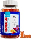 Khair Halal Kids Multivitaminen - Vegetarische, niet-GMO, Glutenvrij, Gelatinevrij - Essentiële Vitaminen voor kinderen: Vitamine A C E D B12 & Vitamine B6-60 Gummies