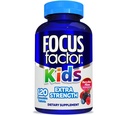 Focus Factor Kids Extra sterkte Dagelijks Kauwbaar voor Brain Health Support, 120 Tellen .. Vitaminen - Kwaliteit Formule .. Gluten &amp; Zuivel Gratis Supplementen voor kinderen Geen kunstmatige zoetstof