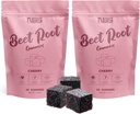 Beetwortel Gummies met kersensmaak, bietenkauwtabletten met toegevoegde druivenzaadextract - natuurlijke kleur & smaak - rode bietenkauwers voor training, gezondheid en Wellness Gummies (120ct)