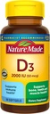 Nature Made Vitamin D3 2000 IE (50 mcg), Vitamine D Supplement voor bot, tanden, spier- en immuungezondheidsondersteuning, 90 Softgels, 90 dagen levering