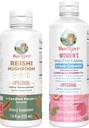MaryRuth Organics Reishi Liposomal (Candided Pecan) & Multivitamine + Haargroei (Peach) 