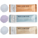 Relumines Marine Collageen Powder Drink Mix - Collageen Peptide met Glutathion, Green Tea, CoQ10, & Hyaluronic Acid Boosts Glad Glowing Skin - 100 Powder Sachets x Mix Flavored