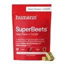HumanN SuperBeets Heart Chews Advanced - 100mg CoQ10 Plus Beetwortel & Grape Seed Extract, 60 Tellen