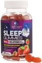 Slaap Gummies voor volwassenen Extra sterkte 8mg - Melatonine met Passiflora Extract voor rustgevende slaap - Snel handelen Melatonine Slaap Gummy Supplement, Vegan, Non-GMO, Smakelijke Aardbei Smaak - 120 Gummies