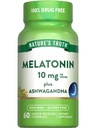 De waarheid van de natuur Melatonine 10mg met Ashwagandha 