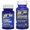 NATUURLIJKE STAKKEN Smart Cafeïne + Dopamine Hersenvoedselbundel - Ondersteunt Energie, Focus & Mental Drive* - 120 Totaal Capsules