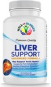 Liver Support Herbal Supplements - 60 Capsules - Advanced Formula for Liver Health - Support Fat Metabolism - Assists Digestive Enzymes, Liver Detoxifications