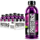 Proteïne2o 15g Wei Proteïne Isolaat Geïnfundeerd Water, klaar om te drinken, Suikervrij, Glutenvrij, Lactosevrij, Oogstdruivensap, 16,9 oz Fles (verpakking van 12)