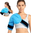 Shoulder Ice Pack Rotator Cuff Cold Therapy Wraps, Reusable Shoulder Arm Gel Pack Hot Cold Compress Pain Relief for Injuries, Recovery After Surgery, Tendonitis, Shoulder Wrap for Left Right Shoulder
