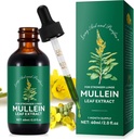 Mullein Drops for Longs, Mullein Leaf Extract for Long Cleanse, Respiratory Healthy Breathing Support for Smokers