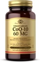 Solgar Vegetarian CoQ-10 60 mg - 180 Vegetable Capsules - Protective Antioxidant - Non-GMO, Vegan, Gluten Free, Dairy Free, Kosher - 180 Servings