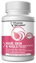 Gezonde haarhuid en nagels Vitaminen voor mannen en vrouwen - 7500 mcg Biotine, Aminozuren, Collageen en Hyaluronzuur - 60 capsules