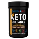 Superior Bron Keto Collageen - Collageen Proteïne Poeder met MCT Olie - Ondersteunt haar, huid, nagels & Joint Health - Dairy-Free - Chocolade, 14 oz