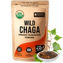 Biologische Chaga Paddestoelen Poeder - Fijn poeder om Chaga Thee te maken voor Immune Defense en Meer Energie, Biologische Chaga is Wild Groeide en Duurzaam Geoogst in Europa, Gecertificeerde USDA Biologische, 100 porties