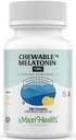 Maxi Health Kauwbare Melatonine, Kosher Lemon Flavor, Melatonine voor Volwassenen & Kinderen, Natuurlijke Hulp voor Volwassenen & Kinderen, Melatonine Kauwtabletten Alternatief voor Melatonine Gummies Kinderen Dosis, (200 Aantal)