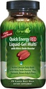 Irwin Naturals Quick Energy RED Liquid-Gel Multi - 72 Liquid Softgels - met stikstofoxide Booster & Super Foods