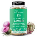 Vitale lever Reiniging Detox & Reparatie - 9-in-1 Lever Ondersteuning Supplement - Melkdistel, Artichoke Extract, Kurkuma, Adaptogenen - Optimale leverfunctie en spijsverteringsgezondheid - 60 Vegetarische Zachte Capsules