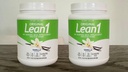 Lean1 Maaltijd Vervanging Proteïne Shake, Vanille smaak, 2-PACK van 15 Serving Tubs
