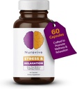 Stress & Relaxation, Mental Focus Supplement, Lemon Balm Capsules met Ashwagandha voor mannen/vrouwen, Dagelijkse Wellness Ondersteuning, Ashwagandha Pillen met Ginseng, kamille & Meer, 60 Capsules