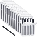 TrelaCo 96 Pcs Hearing Aid Ear Wax Guard Filter Cerumen Stop Cleaning Tool Accessories Hearing Aid Cleaning Kit with Carry Case Compatible with Phonak, Widex, Resound Wax Traps, 12 Packs