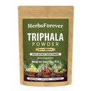 Herbsforever Triphala Churna Powder Traditional Ayurvedic Formulatie Ondersteunt Ontgifting en Verjonging Niet GGO, Vegan 454 GMS