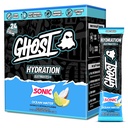 GHOST Hydration Packets, Sonic Ocean Water, 24 Sticks, Electrolyte Powder - Drink Mix Supplement met Magnesium, Kalium, Calcium, Vitamine C - Veganistisch, vrij van soja, Suiker & Gluten