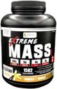 Extreme Mass Weight Gainer Muscle Builder, 10 lb (4.54 kg) with Less Sugar for Intense Workout Training Made of high Calorie Fortified whey Protein (Vanilla)