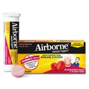 Vitamine C 1000mg (per portie) - Airborne Very Berry Bruisende Tablets (36 tellen in een doos), Glutenvrije Immune Support Supplement, Met Vitaminen A C E, ZInc, Selenium, Echinacea & Gember