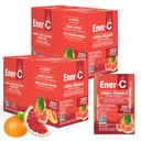 Ener-C Tangerine & Grapefruit Multivitamine Drinkmix, 1000mg Vitamine C, Non-GMO, Veganistisch, Real Fruit Juice Powders, Natuurlijke Immunity Support, Elektrolyten, Glutenvrij, 2-packs van 30 (60 Tellen)