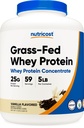 Nutricost Grass-Fed Wei eiwitconcentraat (Vanilla) 5LBS - niet gedenatureerd, niet-GMO, glutenvrij, natuurlijke smaken