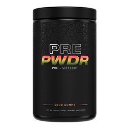 PWDRS Pre-Workout Powder, All Natural Pre Workout for Energy, Pump, Endurance & Strength, with Cafeine (Sour Gummy)