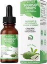 Soursop Graviola Liquid Drops with Sea Moss & Vlierberry for Cell Support, Immunity, Liver Health, and Slaap Aid - Organic, Sugar/Gluten Free, Natural Flavor, 2 Fl Oz