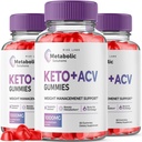 rize labs (verpakking van 3 Metabole oplossingen Keto+ACV Gummies for Advanced Weight Loss, Advanced Formula Supplement, Reviews (180 Gummies)