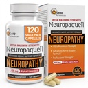 Platinum Health Alpha Lipoïnezuur voor neuropathie Zenuwpijn Ondersteuning, Supplement, B Vitaminen, L Arginine, Alle natuurlijke maximale sterkte Neuropaquell voor ongemak in voeten, hand, tenen,120 capsules,800mg