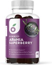 Aronia SuperBerry Gummies, Dagelijkse Immune Support, Rijk aan antioxidanten, Beter dan Vlierbessen, Grote Proeverij Natuurlijke Bessen Smaak, 60 Tel (30 Dagen Supply) (SuperBerry)