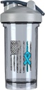 Prostaat Kanker Bewustzijn Amerika Vlag 18 Ounce Shaker Bottle Drink Mixer Leak-proof Pre Workout Proteïne Shakes Maaltijd Vervanging Shakes Flessen 500ML/18 Oz Gray