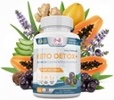 Detox Cleanse for Weight Loss - Natural Gut & Intestinal Cleanse Pillen - Eigen Blend with Psyllium Husk - Keto Detox for Women & Men - Non-GMO, NSF Certified, Made in USA - 60 Capsules