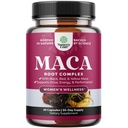 Biologische Maca Root Capsules voor vrouwen - Krachtig kruidensupplement met vrouwelijke verbetering van de blend van rood geel en zwarte Maca wortel - niet-GMO gecertificeerde veganistische en glutenvrije met geen kunstmatige kleuren - 60ct