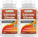Best Naturals Calcium citraat met vitamine D-3 240 tabletten (240 aantal (verpakking 2))