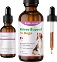 Nierondersteuning Supplement voor honden - Ondersteunt Nierfunctie Gezondheid in hond - Natuurlijke kruidendruppels 2 oz - Verbeter bloed in urine, gebrek aan eetlust, gewichtsverlies, overmatig drinken, lethargy, dull Coat
